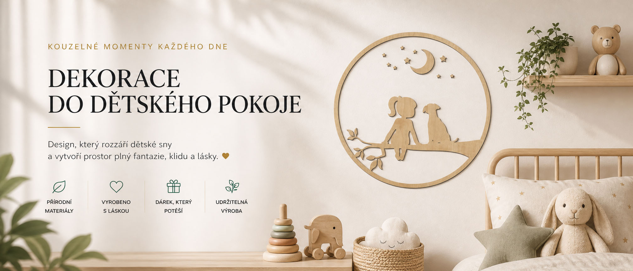 Dekorace do dětského pokoje